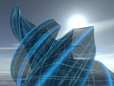 Transparent Building 3D model