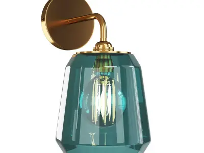 Salmar Sconce Low-poly 3D model