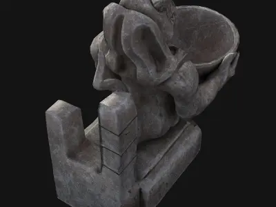 Sculpture fantasy 3D model