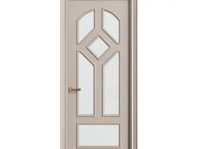 Modern entrance door 27 3D model