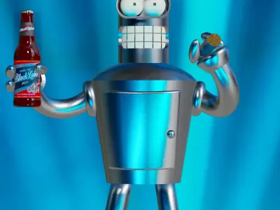 Bender - Futurama model  3D model
