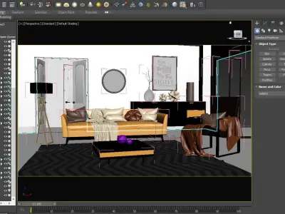 Interior Design Render 3D model