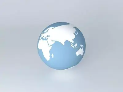 SHUTTLE IN EARTH ORBIT 3D model