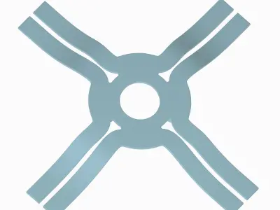 Premium Four Way Bridge 3D print model