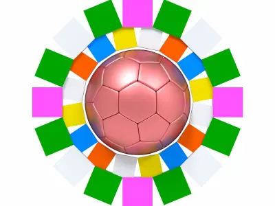  world cup female logo fifa 3D model