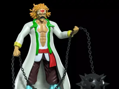 Rakuyuo - Whitebeard Pirates - One piece 3D print model