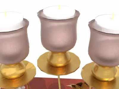 palace candle 3D model