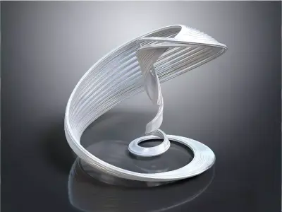 Modern Art Installation 3D model