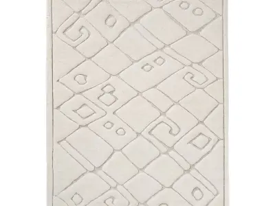 NORIAH WOOL RUG 3D model purchase