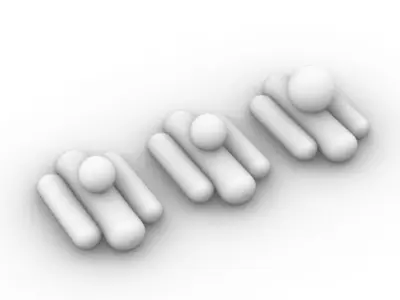 Pop Ceramic Wall Lamp 3D model