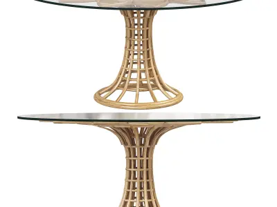 SUNFLOWER DINING TABLE by bakerfurniture 3D model
