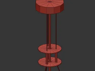 THE242 pendant light with pattern 3D model