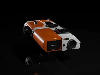 Sci-fi night vision device 3D model