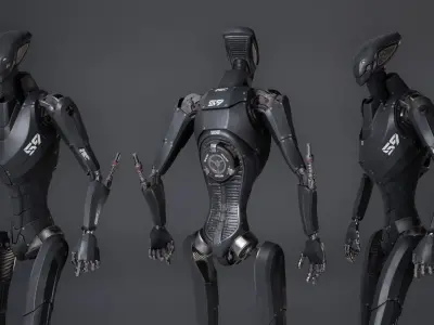 Robot 1 Low-poly 3D model purchase