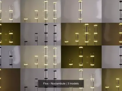 Flos - Noctambule 3D Model Pack