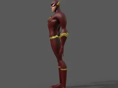 The Flash 3D model