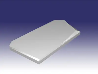 headstone asimetr dbl 3D model