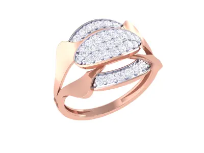  Women Ring MTL 3dm STL OBJ FBX Details 3D print model 73