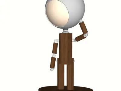 Nordic 5-Lamp Set 3D model