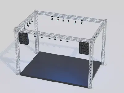 Concert Stage 11 3D model