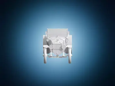 Vintage Classic Car Model 3D print model