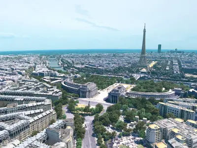  Paris Eiffel Tower City 