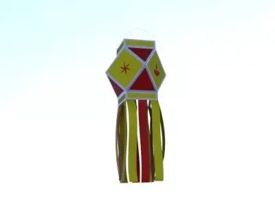 Aakash Kandil skylamp Free 3D model