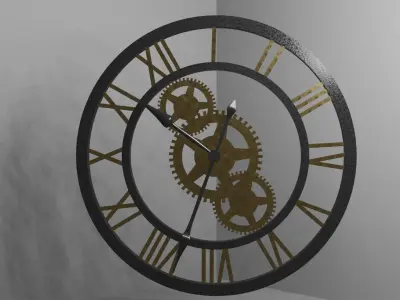 tower clock 3D model