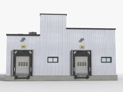 Factory x11 Low-poly 3D model purchase