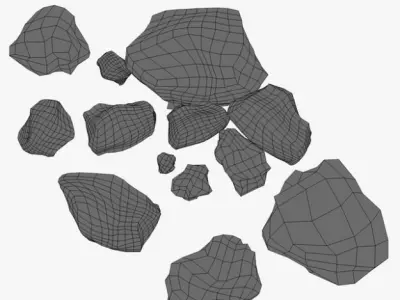 Rocks vol 3 3D model