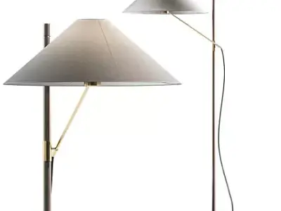 West Elm Devon Floor Lamp 3D model