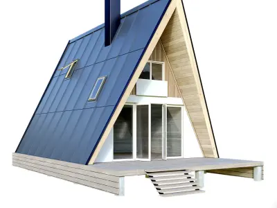 A-Frame House 3D model