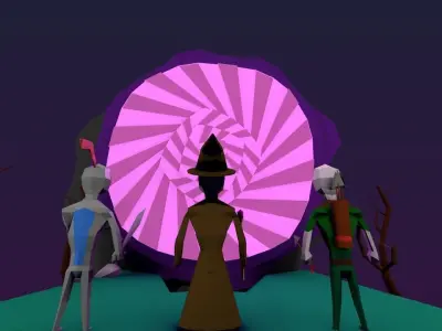 Fantasy RPG Pack Low-poly 3D model