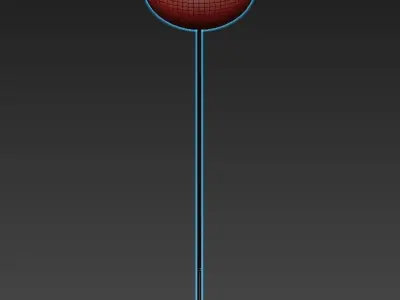 GLO-BALL F moroso floor lamp 3D model