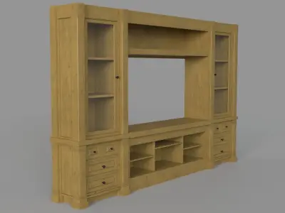Entertainment Media Console 3D model