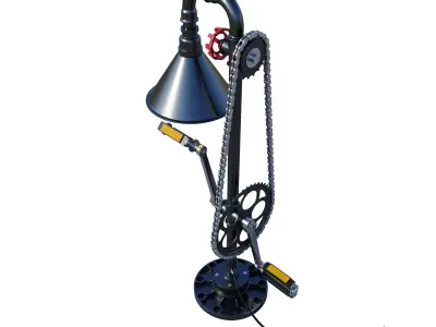 Kesha loft table lamp 3D model