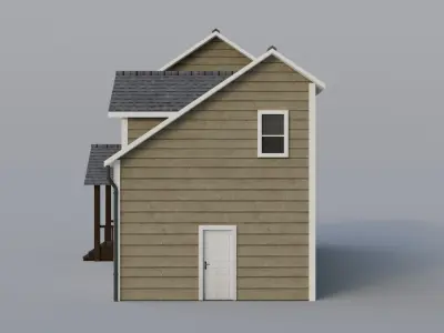 Low Poly house 7 Low-poly 3D model