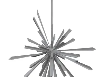 Waldorf Chandelier 3D model