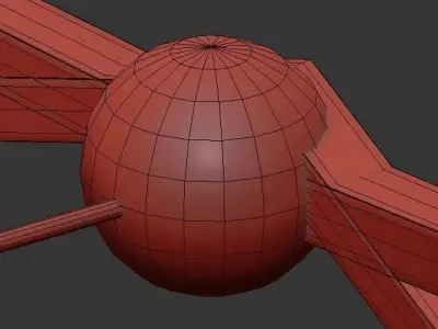 PARFUM modern pendant light - gold 3D model