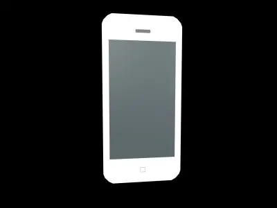 Cartoon Iphone V1 Pack 01 Low-poly 3D model