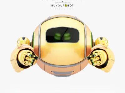 Dog walker XIII bot 3D model