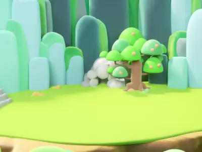 Katoon Hill Road 3D model