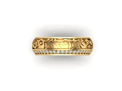 Jewelry ring 340 3D print model