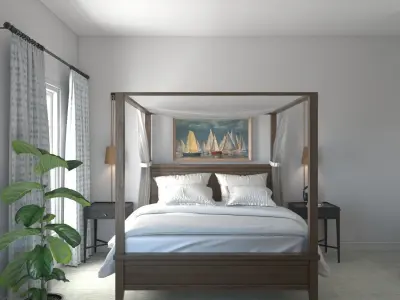Bedroom Casablanca 3D model