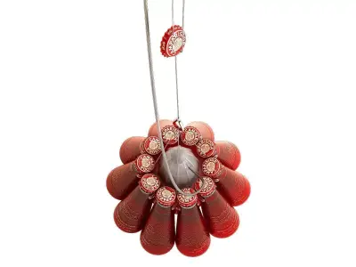 Campari coca cola bottle light 3D model