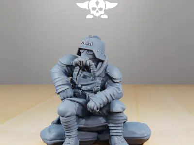 GrimGuard Comrades 3D print model