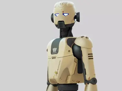 ANDROID JUNO RIGGED 3D model