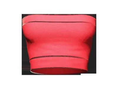 Dancing World - Tube Top-E Low-poly 3D model