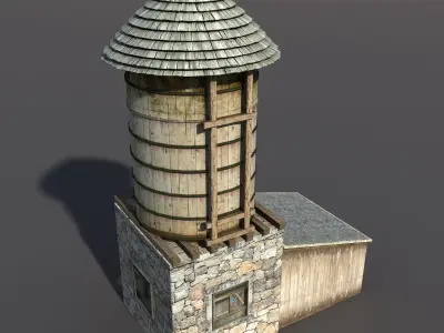 Water Tank 65 3D model