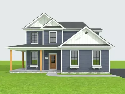 Cape Cod House 17 3D model